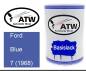 Preview: Ford, Blue, 7 (1968): 500ml Lackdose, von ATW Autoteile West.